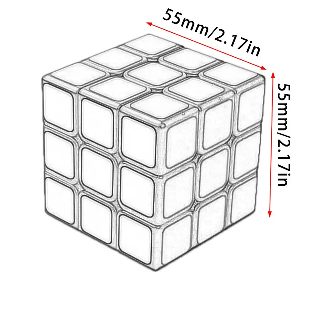 Волшебная кубическая игрушка Профессиональная 3x3x3 Cubo наклейка гладкая скорость Твист Головоломка игрушки подарок для детей Rubiking