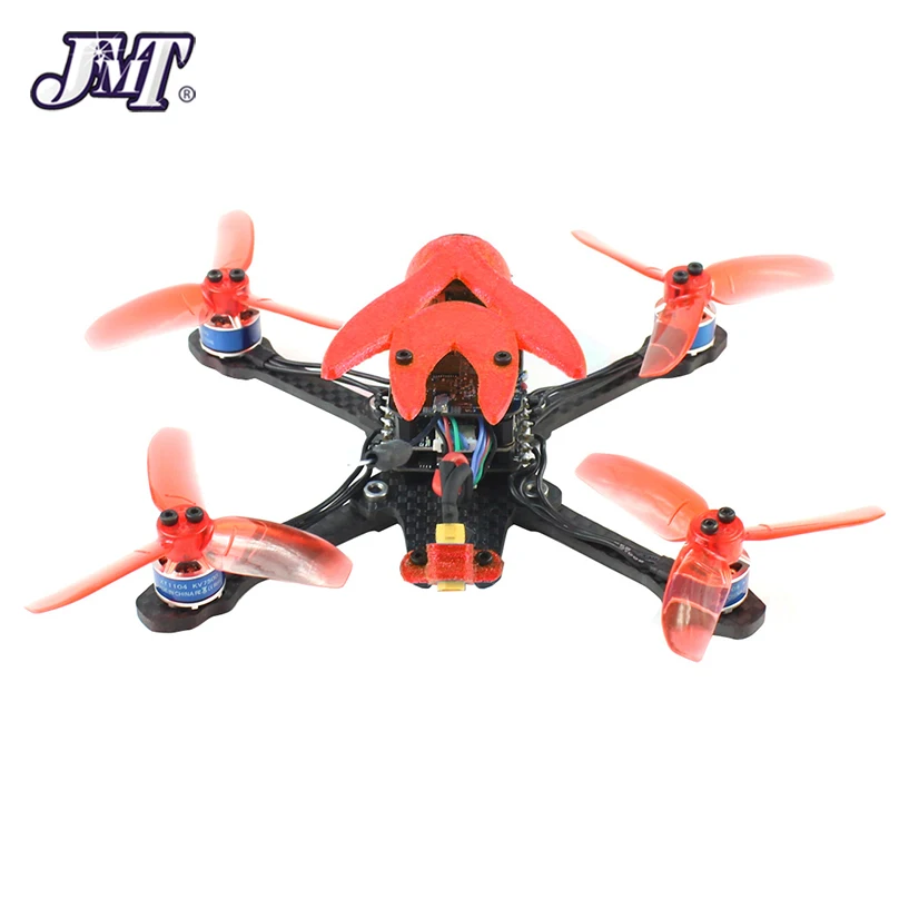 DIY гоночный Дрон 135 мм бесщеточный FPV 2S мини F4 Контроллер полета XT1104-7500KV Flysky FS I6 пульт дистанционного управления RC Квадрокоптер