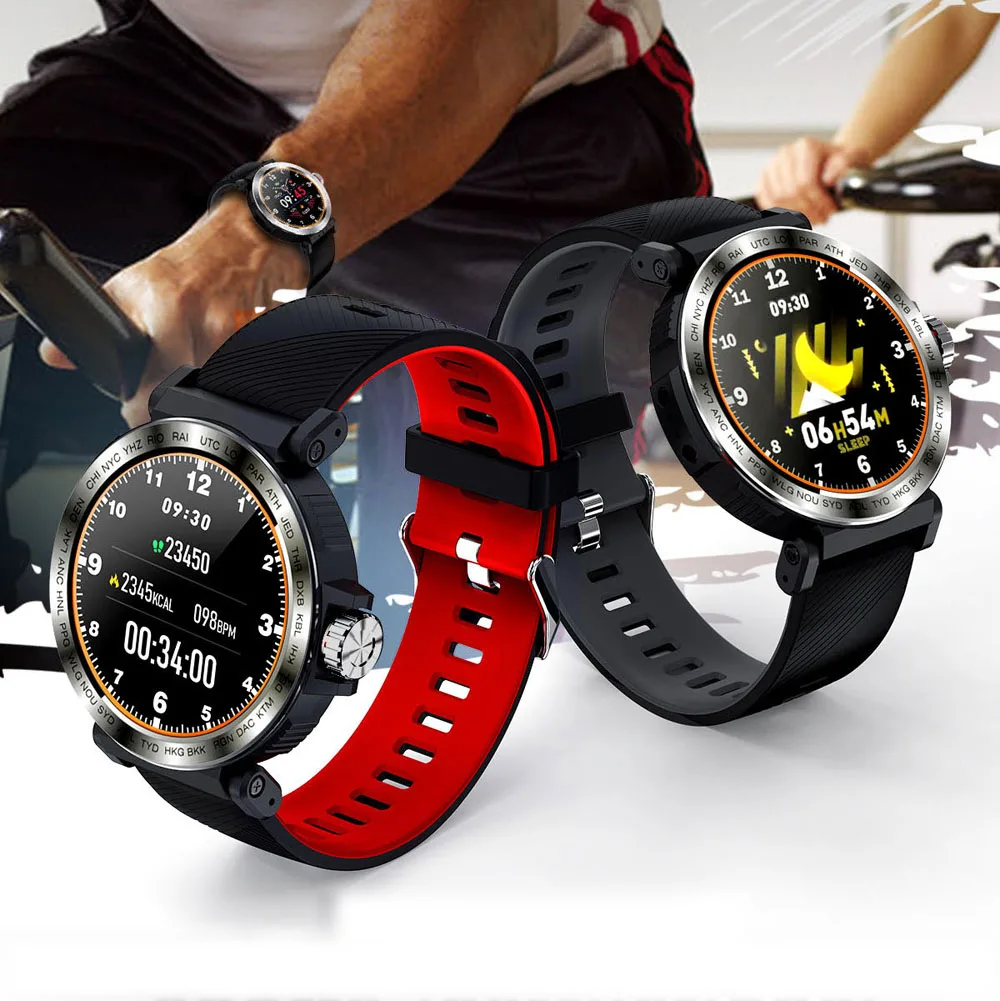 Online SENBONO S18 Volle Touchscreen Smart Uhr IP68 wasserdicht Männer Sport Uhr Fitness tracker Heart Rate Monitor smartwatch