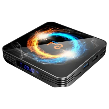 

F8 TV Box S905X3 TV BOX 2+16G Dual-Band WiFi Network Player 1080P HD Set-Top Box(EU Plug)