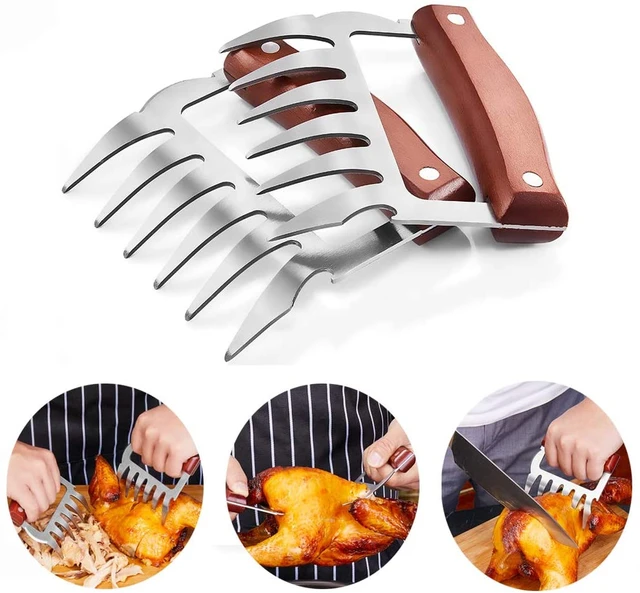 1pc Ultra-Sharp Barbecue Claws with Heat Resistant Blades - Easily Lift,  Shred, and Cut Meats - Perfect for Grilling and Barbecue Utensils