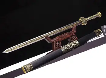 

Full Tang classical Sword Chinese KungFu Sword manganese steel Blade Warring States Jian