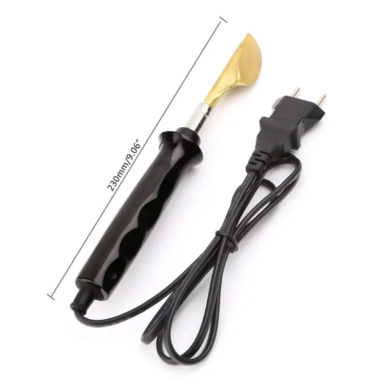 Бесплатная доставка Электрический паяльник с пластиковой ручкой плоский наконечник для ремонта бампера автомобиля