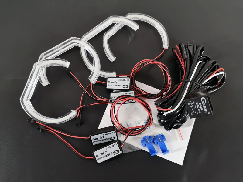 Для BMW E90 E91 saloon touring pre LCI 2005 2006 2007 2008 ультра яркий кристалл DTM M4 Стиль led Ангельские