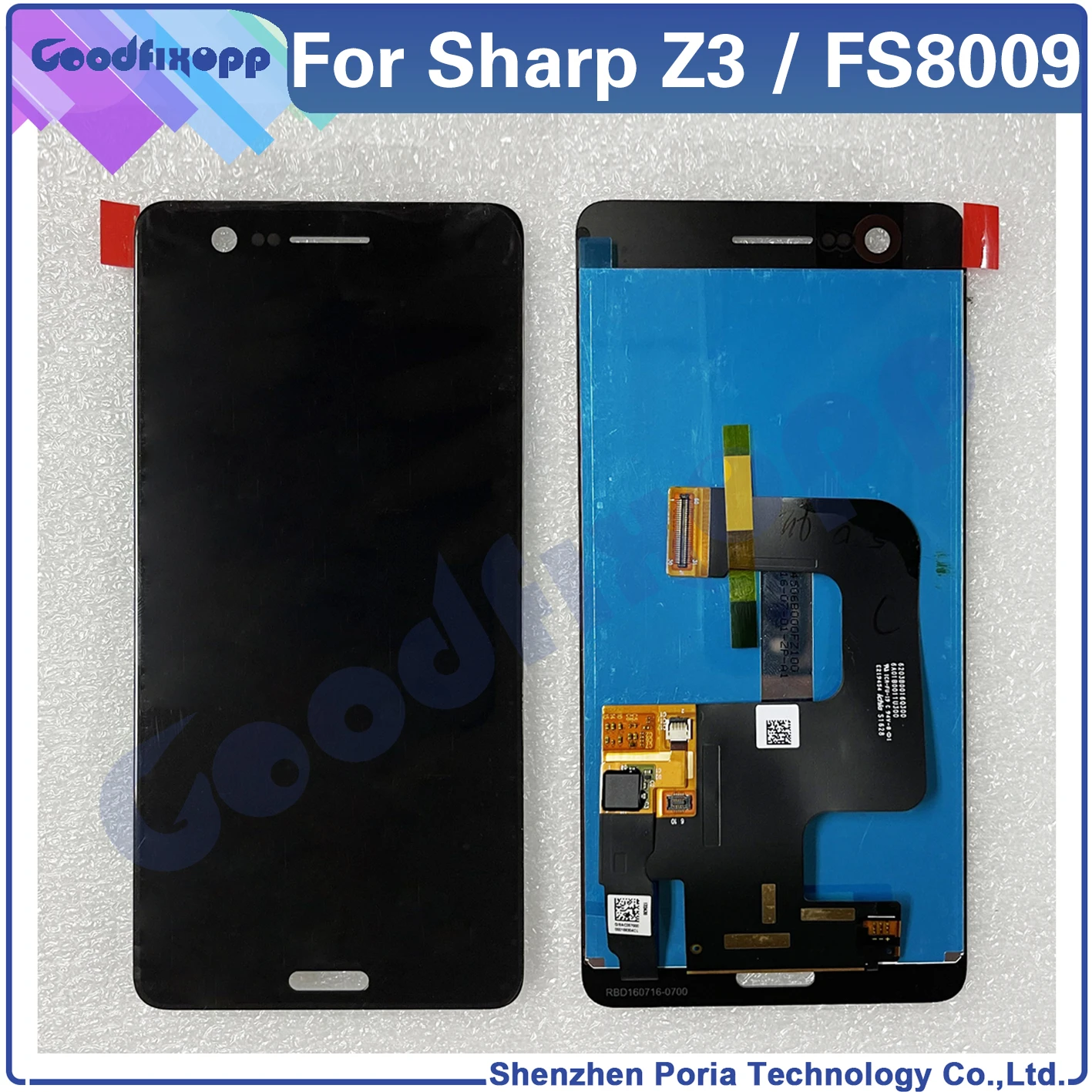ЖК-дисплей для Sharp Z3 FS8009 сенсорный экран дигитайзер в сборе Lenovo S5Pro L58041 замена |