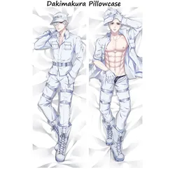 Cells At Work Dakimakura Pillowcase Anime Game RBC WBC Cosplay Otaku Hug Body Pillow 2WAY Peach Skin 2 Side Bed Pillow Cover