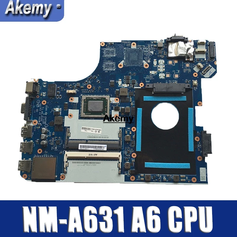 

BE565 NM-A631 Laptop motherboard for Lenovo ThinkPad E565 Test original mainboard A6-CPU