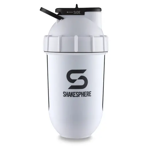 Tumbler Matte Black - White Logo 700ml - Shaker Bottles ShakeSphere