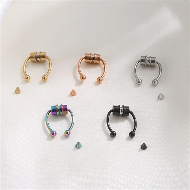 Cross-border Adjustable Stainless Steel Nipple Rings With Non-piercing  Design, Suitable For Women's Daily Wear