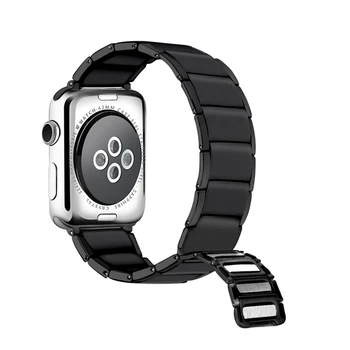 

Strap for Apple Watch Band Apple Watch 4 3 2 1 Iwatch Band 38Mm 40Mm Men Bracelet Stainless Steel Watch Accessories