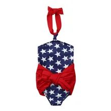 Arloneet/ г. Одежда для купания для девочек; одежда для купания для маленьких девочек; купальник со звездами 4 июля; купальник-бикини; купальный костюм; одежда для купания для маленьких девочек