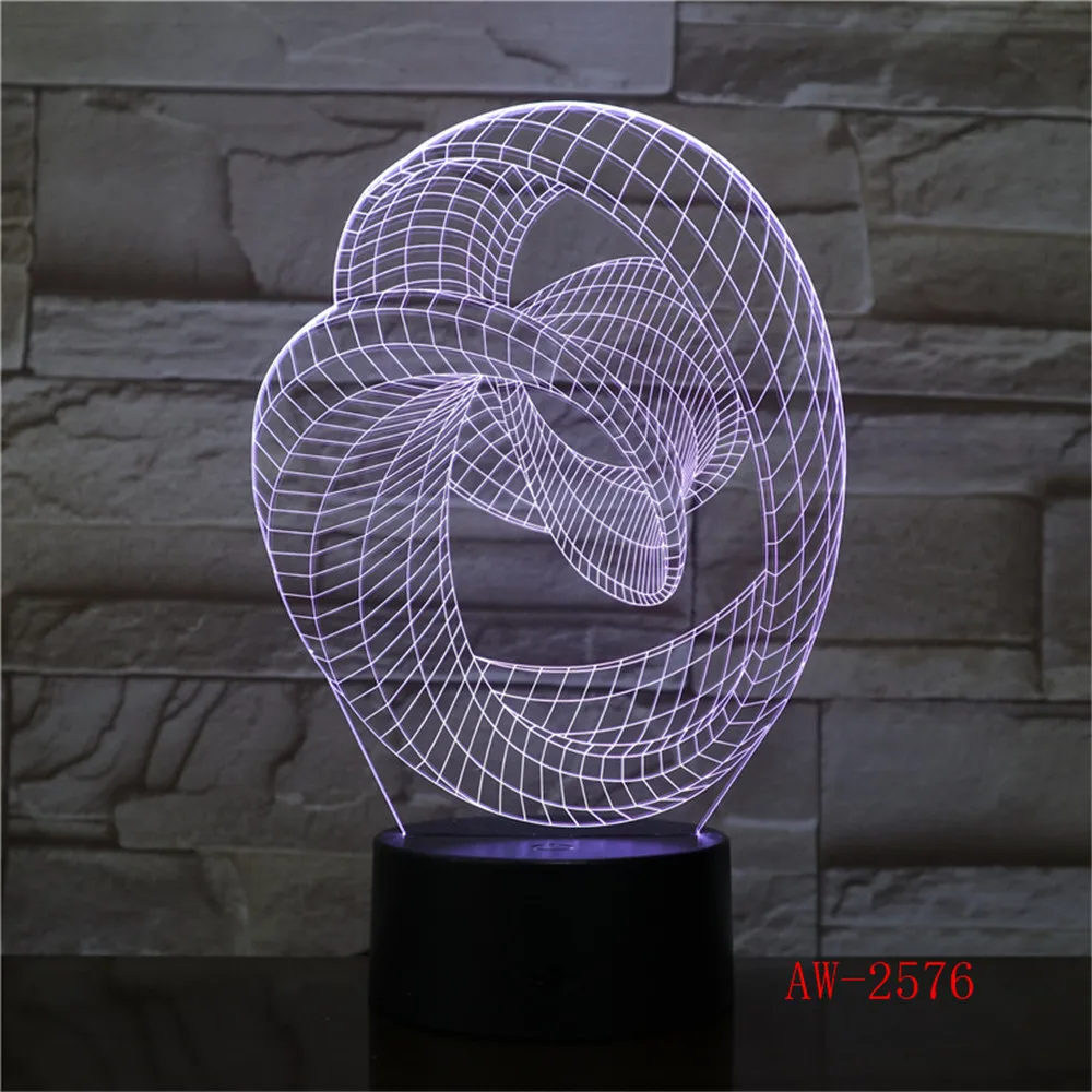 WOW модель Лев 3D ночник-иллюзия СВЕТОДИОДНЫЙ Красочный вспышка сенсорный свет настольная лампа игра фигурка игрушки дропшиппинг 2876