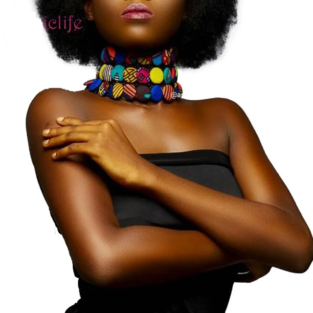 Ibrahim African Multi Strand Necklace - Image 3
