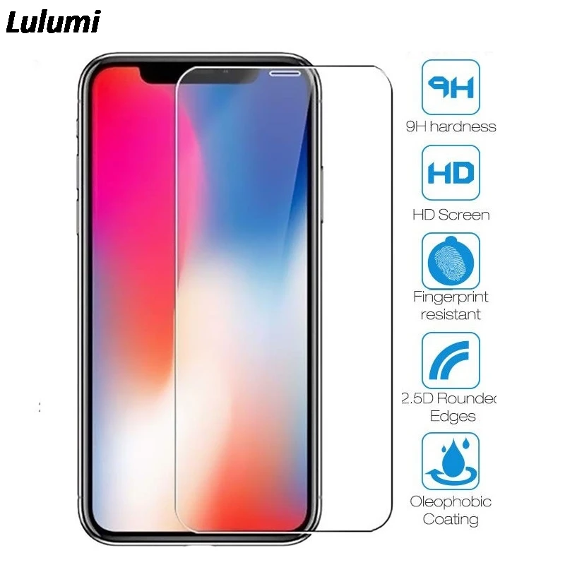 Tempered Glass For iPhone X XS MAX XR 5 5s SE 5c Screen Protective Film 6 6s 7 8 Plus Protector | Мобильные телефоны и