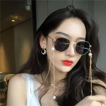 

Vintage Phnom Penh pearl chain temperament female polarizing sunglasses tide street shoot sunglasses net red same glasses