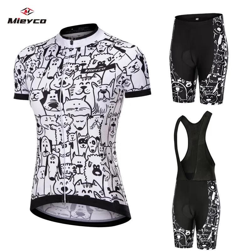 CartoonCyclingJerseySetMountainBikeUniformsSummerCyclingWear