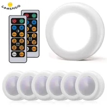Luce del governo Wireless Dimmerabile Sensore di Tocco Doppio Colore del LED Di Notte Lampade di Potenza Della Batteria del Telecomando Adatto per la Cucina Scala