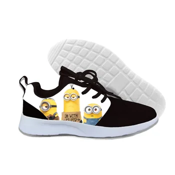 

Boy 2019 New Style Summer Shoes Minions Sneakers Cartoon 3D Print Girl Casual Shoes Fashionable Shoes