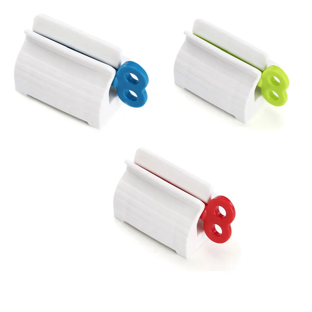Toothpaste Dispenser Tube Squeezer Tooth Paste Squeezer Facial Cleanser Press Rolling Holder Bathroom Accessories for Kids 4