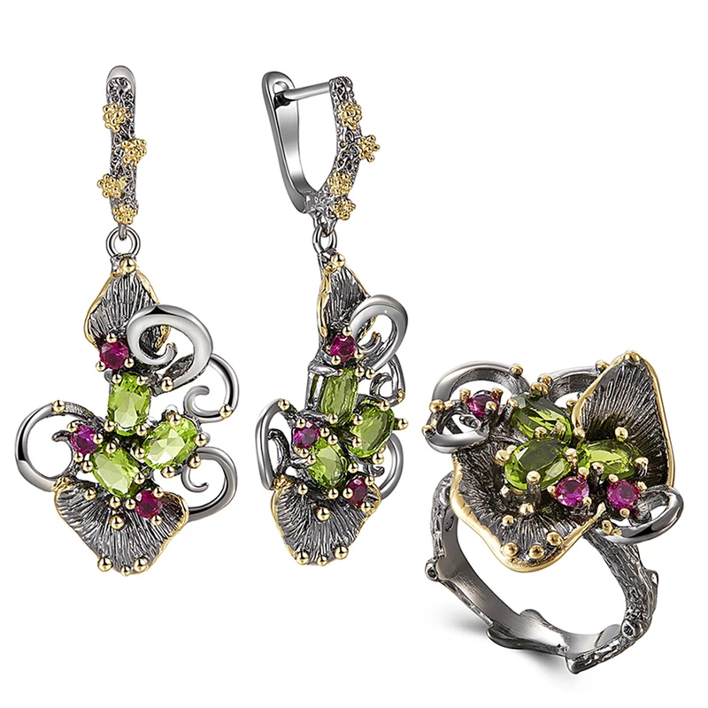 WE3873 -1 zircon stone ring  vintage jewelry (1)