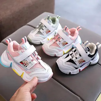 

2020 Newest Autumn Kids Shoes Breathable Boys Girls Sport Shoes Children Casual Sneakers Baby Running Shoes Mesh Canvas Shoes