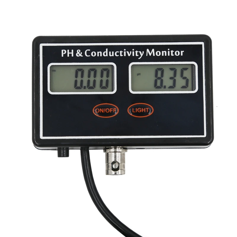 Цифровой онлайн PH EC Измеритель проводимости Измеритель Качества Воды Тестер точность pH EC мониторинг в реальном времени для аквариума