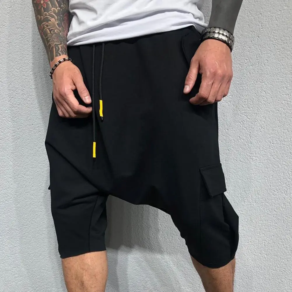 Breathable Shorts Men Casual Shorts Summer Joggers Shorts Men Drawstring Harem Pants Shorts Fifth Pants Mens Shorts short homme 2