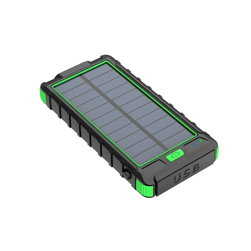 Solar Power Bank 80000mAh Fast Charger Waterproof Powerbank Outdoor Portable External Battery Charger with LED Flashlight 2 USB usb battery pack Power Bank