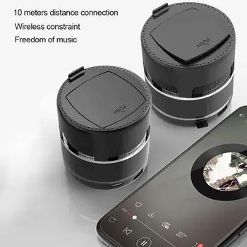 

Bluetooth 5.0 speaker with wireless charging mobile phone holder HIFI Portable