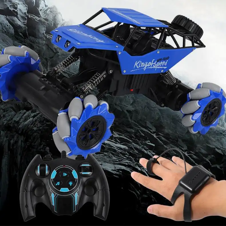 

2.4G Stunt Rc Car Gesture Sensing Twist Vehicle Light Music Climbing Driving Toy Vehicle Twisting Vehicle Drift Car Tumble Car