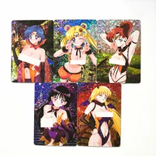 5 шт./компл. Сейлор Мун Косплэй хэллоуиновых игрушек хобби Коллекционные вещи игра Коллекция аниме-открытки