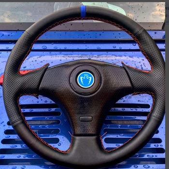 

Car Steering Wheel Cover For Toyota MR2 Spyder 2000-2007 Interior Accessories DIY Black Leather