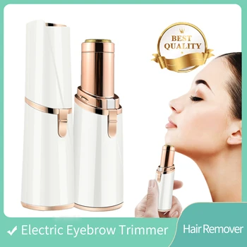 

Portable Electric Epilator Painless Hair Remover Eyebrow Trimmer Shaving Machine For Face Lip Cheeks Women Flawless Depilator