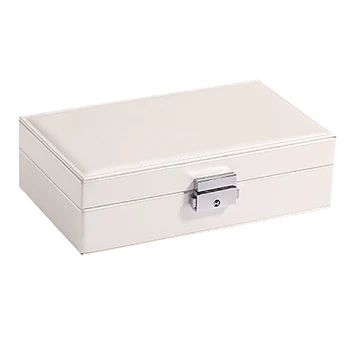 

Fashion Square Jewelry Box Simple Layout Makeup Organizer Choker Ring Necklace Storage Box