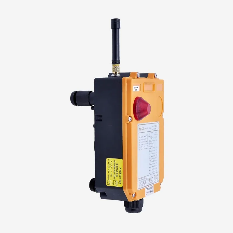 Dupla sem Fio Remoto para Guindaste com 6 Controle Botões Velocidade Rádio Industrial - Image 6