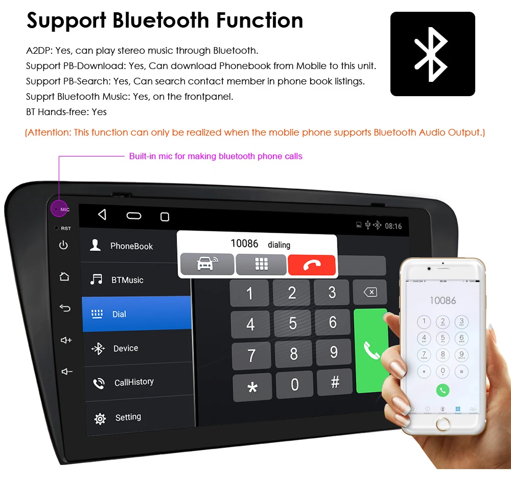 4G+64G Carplay 2 DIN Android 10 car radio For Skoda Octavia 3 2013-2018 2din car stereo audio autoradio navigation WIFI GPS Map