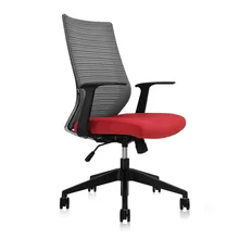 High Back Mesh Computer Chair STG Nylon Frame Reclining Game Chair Lifting Up and Lying Armrest Chairs Durable and Stable Feet