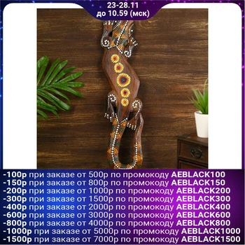 

Panel wall tree "gecko with a floral pattern" 1x12x50 cm 4165545