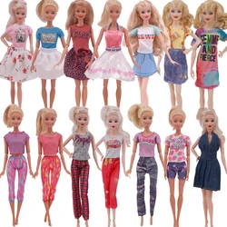 Vêtements pour barbie, robe de soirée multicolore faite à la main, poupée 11.8 pouces, poupée BJD, meilleurs accessoires pour filles, nouvelle collection 