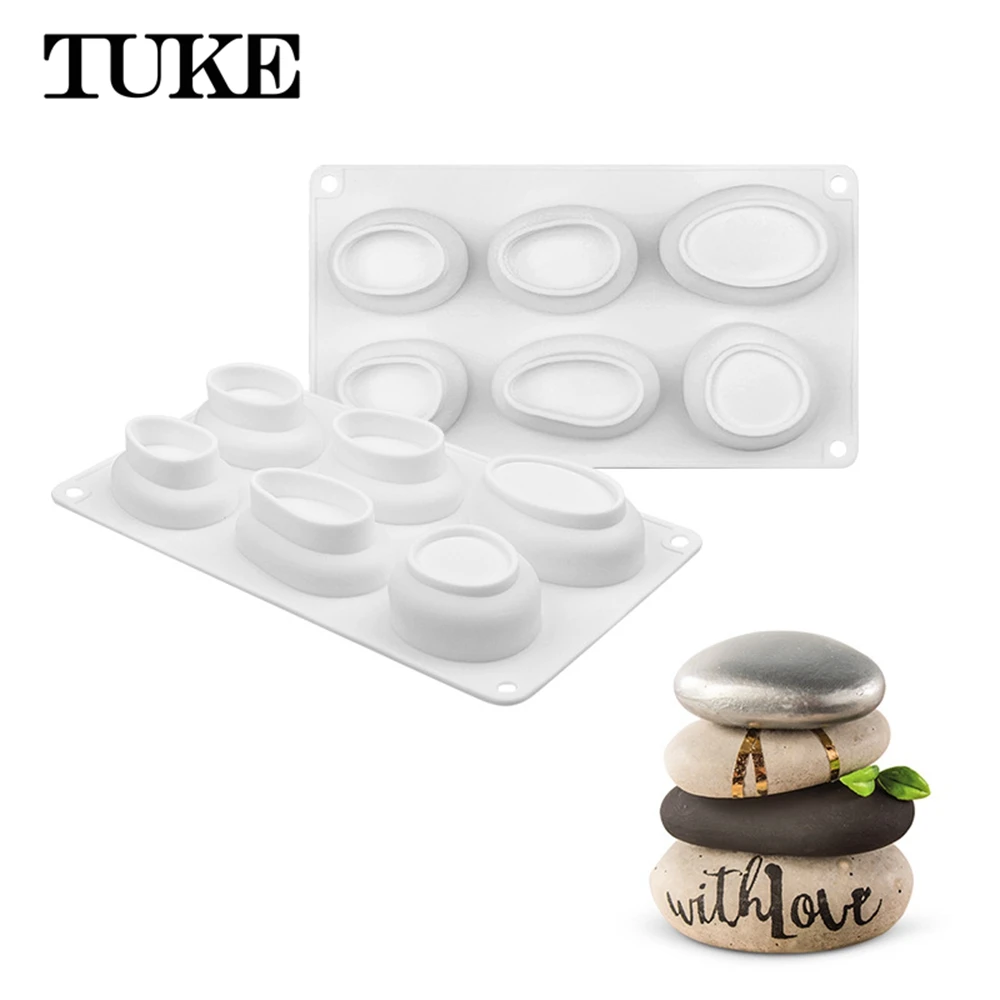 

Силиконовая форма для бетона, 3/ 6 пустоты, формы для булыжников, силиконовые формы для изготовления свечей