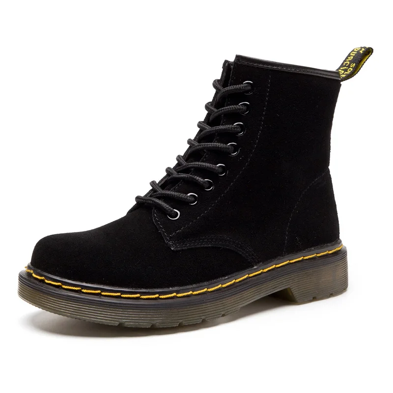 

Men Shoes Genuine Leather Ankle Boots For Men Martin Boots Dr.Motorcycle boots Winter Men Boots Plus Size 46 Cowboy Boots Mens