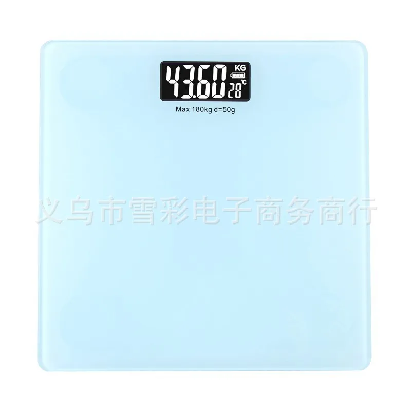 White 28 28 От производителя весы для здоровья 28 см Прозрачные весы 2008C li pin cheng wai mao cheng квадратные электронные весы на заказ - Color: White 28 28