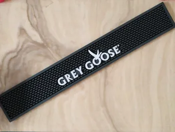 

Bar mats 60*9cm long Black Rectangle Desk mat bar table soft rubber Waterproof Pads placemat coffee decor silicone placemat