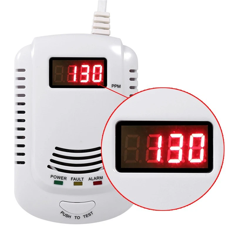 

Gas Detector Combustible Gas Leaking Alarm Detection Sniffer with Digital Display OC-shipping