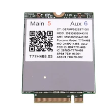 Для модуля Hp 840G3 850 15U 745 755 820 G3 T77W595 4G Lte(белый+ зеленый+ черный