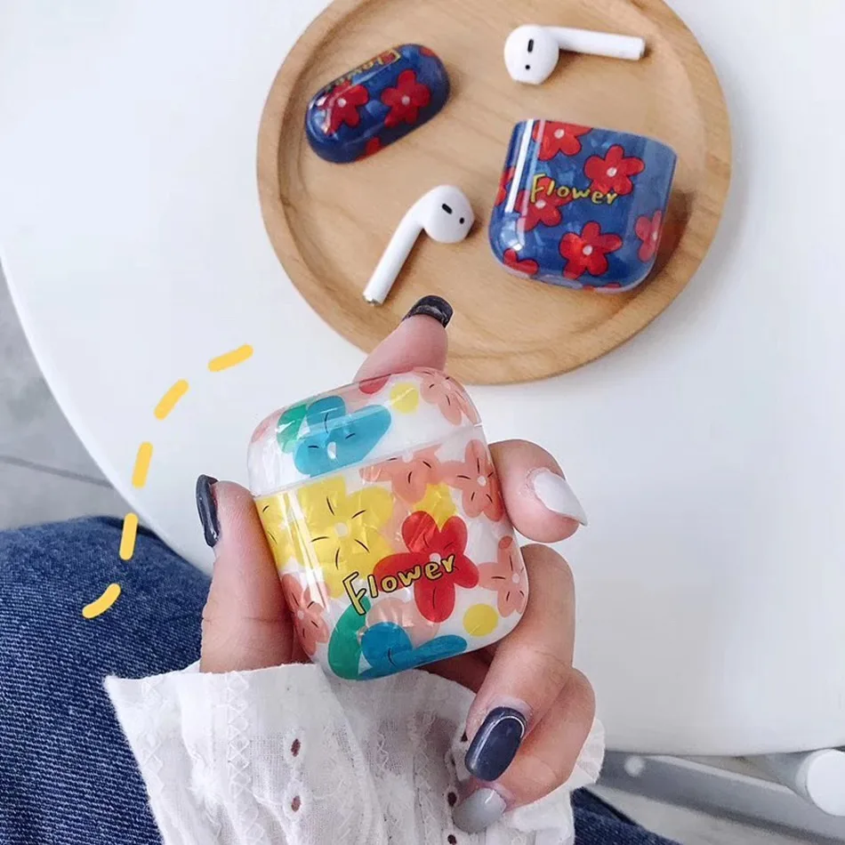 Чехол для наушников Airpods 2 чехол Роскошный Мраморный Жесткий Чехол для наушников Защитный чехол Аксессуары для Apple Air pods зарядная коробка