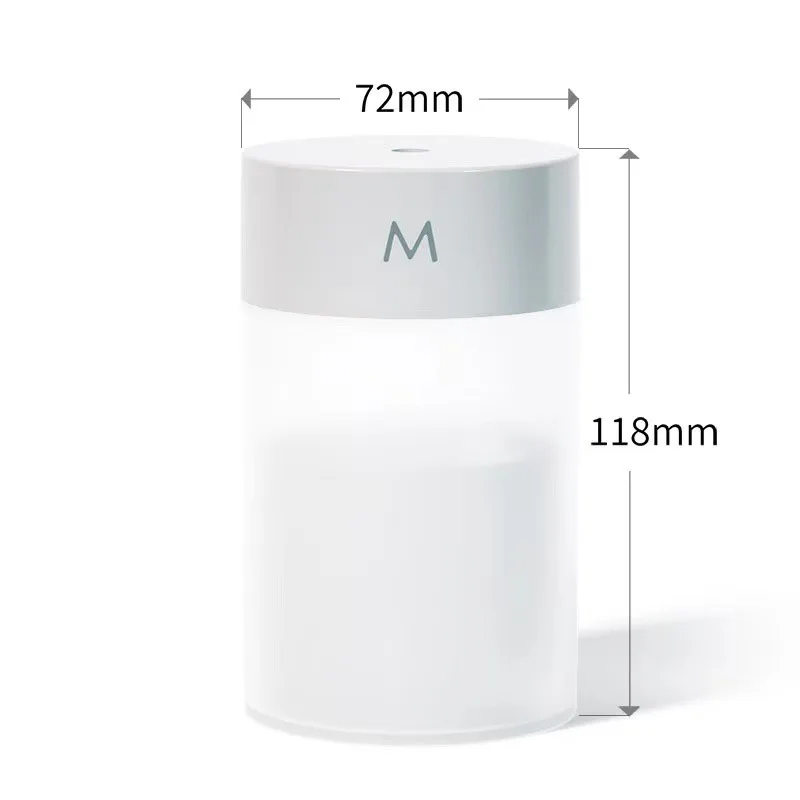 2022 260ML AirHumidifier Ultrasonic Mini Aromatherapy Diffuser Portable Sprayer USB Essential Oil Atomizer LED Lamp for Home Car