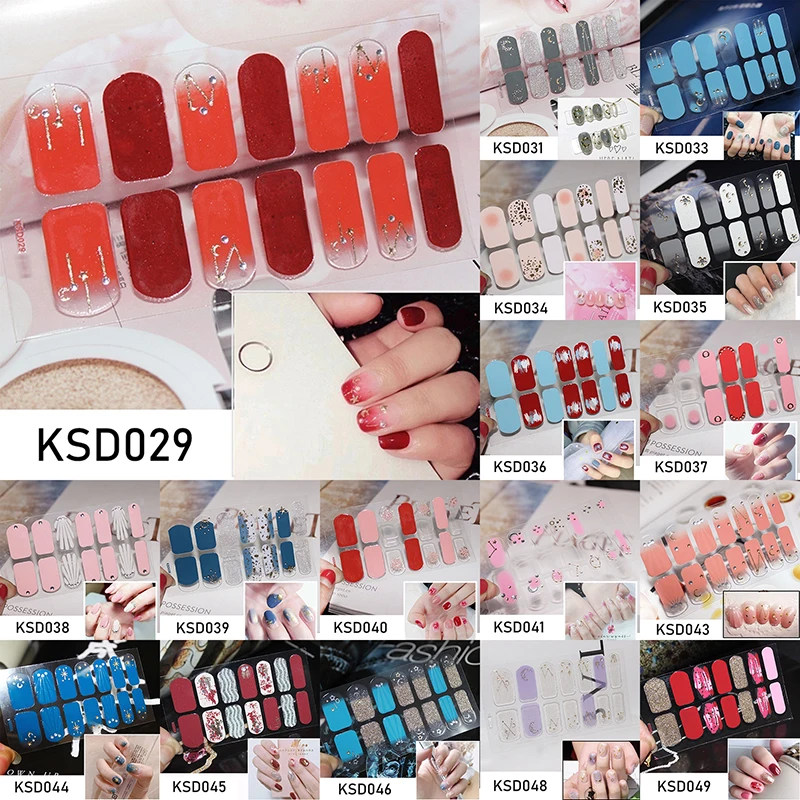 Женская 3d наклейка KINDOM для дизайна ногтей бронзирующие звёзды и луна водостойкая