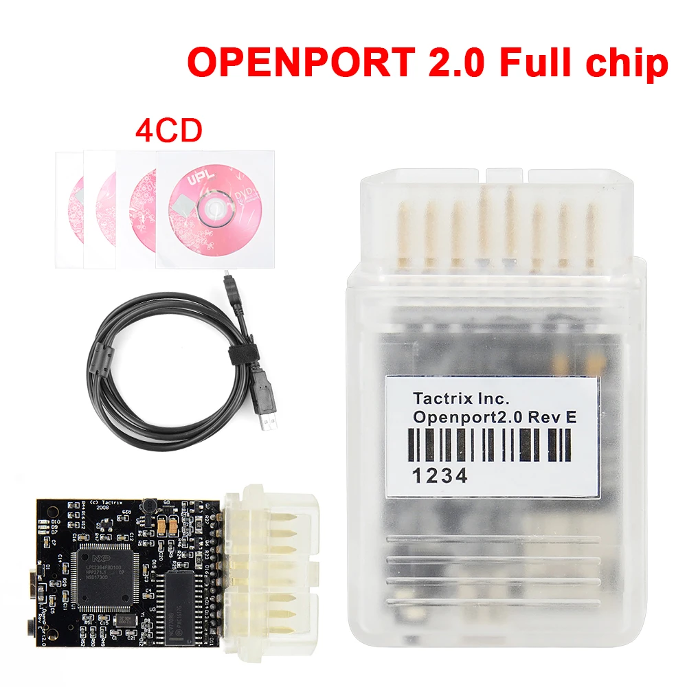 ECU Tuning Tool Tactrix Openport 2.0 ECU Chip Tuning Interface Works for Multi-Brand Cars
