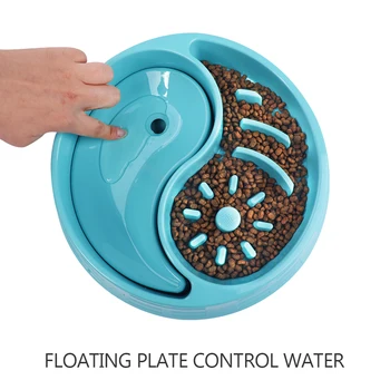 

2 in 1 Pet Dog Feeding Food Bowls Slow Down Eating Feeder Prevent Obesity for Large Dogs Supplies Dropshipping